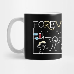 RV Forever - Fun Camping Drawing Mug